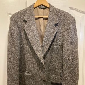 Nordstrom Harris Tweed Sport Coat Jacket Wool 42R
